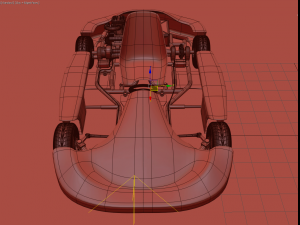 go-kart racing 3d model vray 3D Model