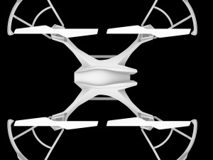u842 sport racing quadcopter 3d model vray 3D Model
