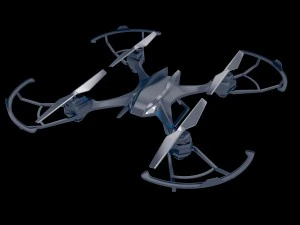 u842 sport racing quadcopter 3d model vray 3D Model