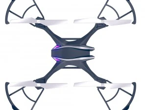 u842 sport racing quadcopter 3d model vray 3D Model