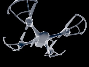 u842 sport racing quadcopter 3d model vray 3D Model