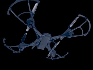 u842 sport racing quadcopter 3d model vray 3D Model