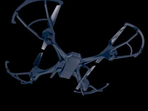 u842 sport racing quadcopter 3d model vray 3D Model