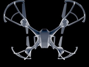 u842 sport racing quadcopter 3d model vray 3D Model