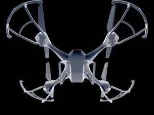 u842 sport racing quadcopter 3d model vray 3D Model