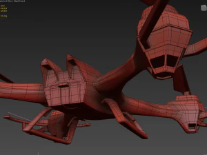 u842 sport racing quadcopter 3d model vray 3D Model