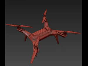 3dr solo quadcopter drone 3d model vray 3D Model