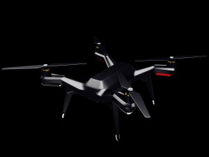 3dr solo quadcopter drone 3d model vray 3D Model