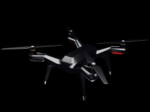 3dr solo quadcopter drone 3d model vray 3D Model