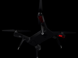3dr solo quadcopter drone 3d model vray 3D Model