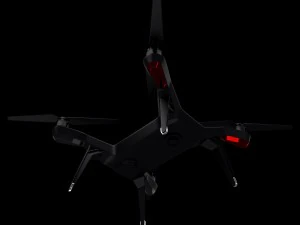 3dr solo quadcopter drone 3d model vray 3D Model