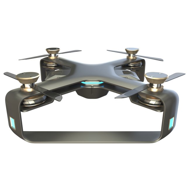 concept racing drone vray 3D Model .c4d .max .obj .3ds .fbx .stl .blend 
