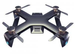 concept racing drone vray 3D Model