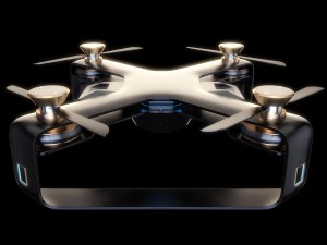 concept racing drone vray 3D Model