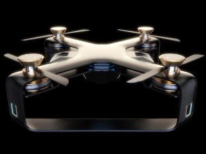 concept racing drone vray 3D Model