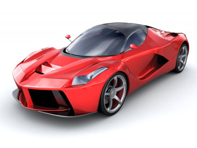 ferrari laferrari aperta Modello 3D .c4d .max .obj .3ds .fbx .stl .blend 