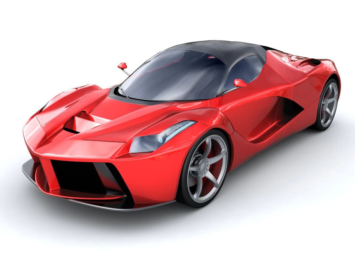 ferrari laferrari aperta 3D Model .c4d .max .obj .3ds .fbx .stl .blend