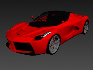 ferrari laferrari aperta Modello 3D