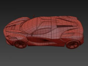 ferrari laferrari aperta 3D Model
