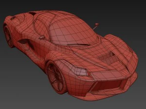 ferrari laferrari aperta 3D Model