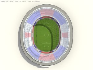 soccer stadium 3D 模型