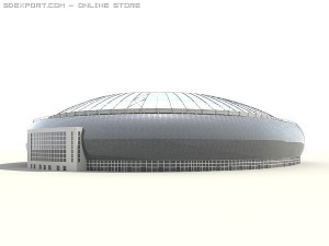 soccer stadium 3D 模型