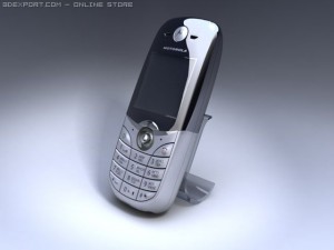 motorola c650 cell phone 3D Model