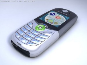 motorola c650 cell phone Model 3D