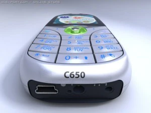 motorola c650 cell phone 3D Model