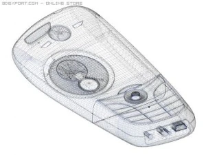 motorola c650 cell phone 3D Model