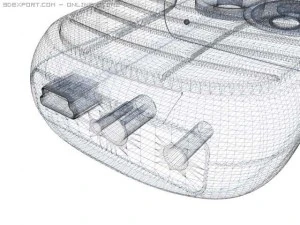 motorola c650 cell phone 3D Model