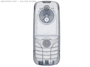 motorola c650 cell phone Model 3D