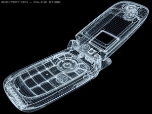 motorola v635 cell phone 3D Model