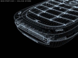 motorola v635 cell phone 3D Model