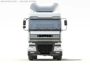 daf 95 xf truck 3D Model