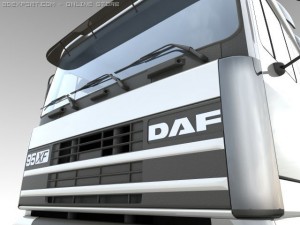 daf 95 xf truck 3D Model