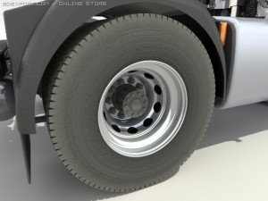 daf 95 xf truck 3D Model