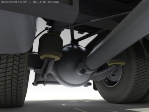 daf 95 xf truck 3D Model