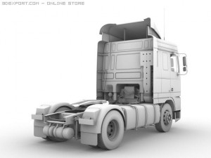 daf 95 xf truck 3D Model
