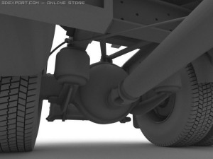 daf 95 xf truck 3D Model
