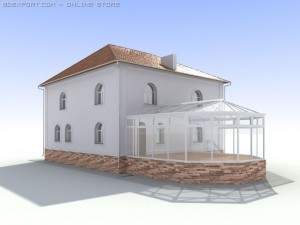 cottage 3D 모델