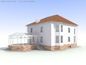 cottage 3D 모델