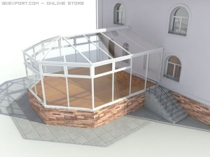 cottage 3D 모델