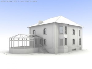 cottage 3D 모델