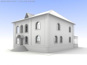 cottage 3D 모델