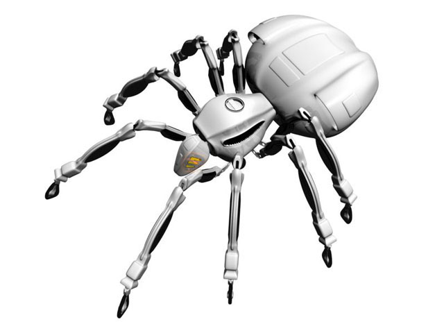 e-spider 3D Model .c4d .max .obj .3ds .fbx .stl .blend