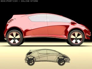 concept car   future design 3D Model