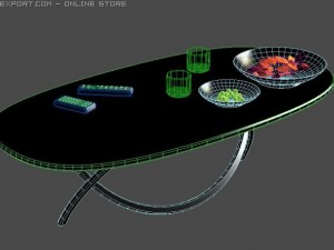 room modern class Model 3D
