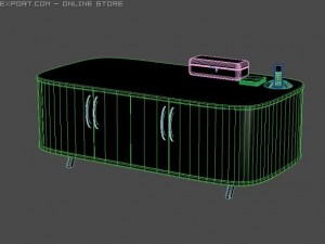 room modern class Model 3D