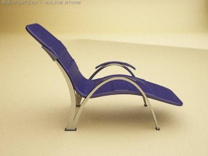 modern armchair 3D मॉडल